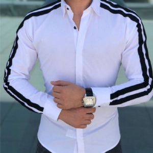 Fashion Luxury Side Stripe Shirt