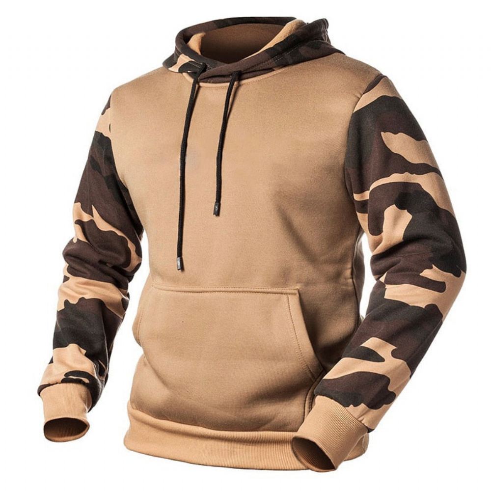 Army Tactical Camouflage Polarowa Bluza Z Kapturem