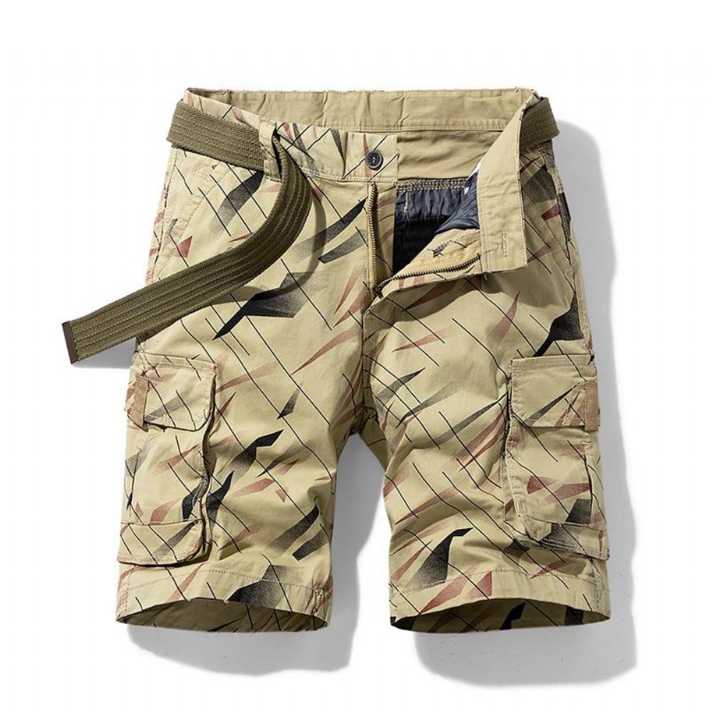 Fashion Cargo Tactical Luźne Krótkie Spodenki