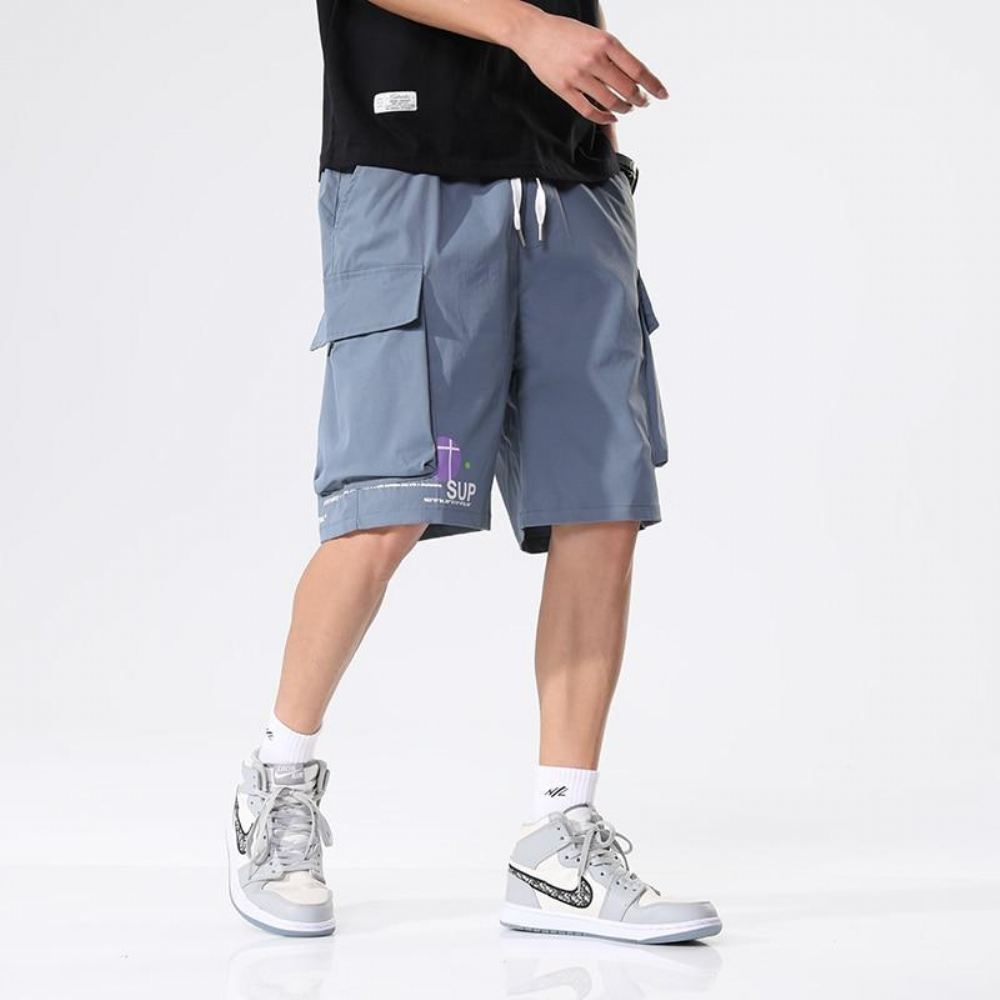 Streetwear Baggy Oddychające Szorty Plażowe