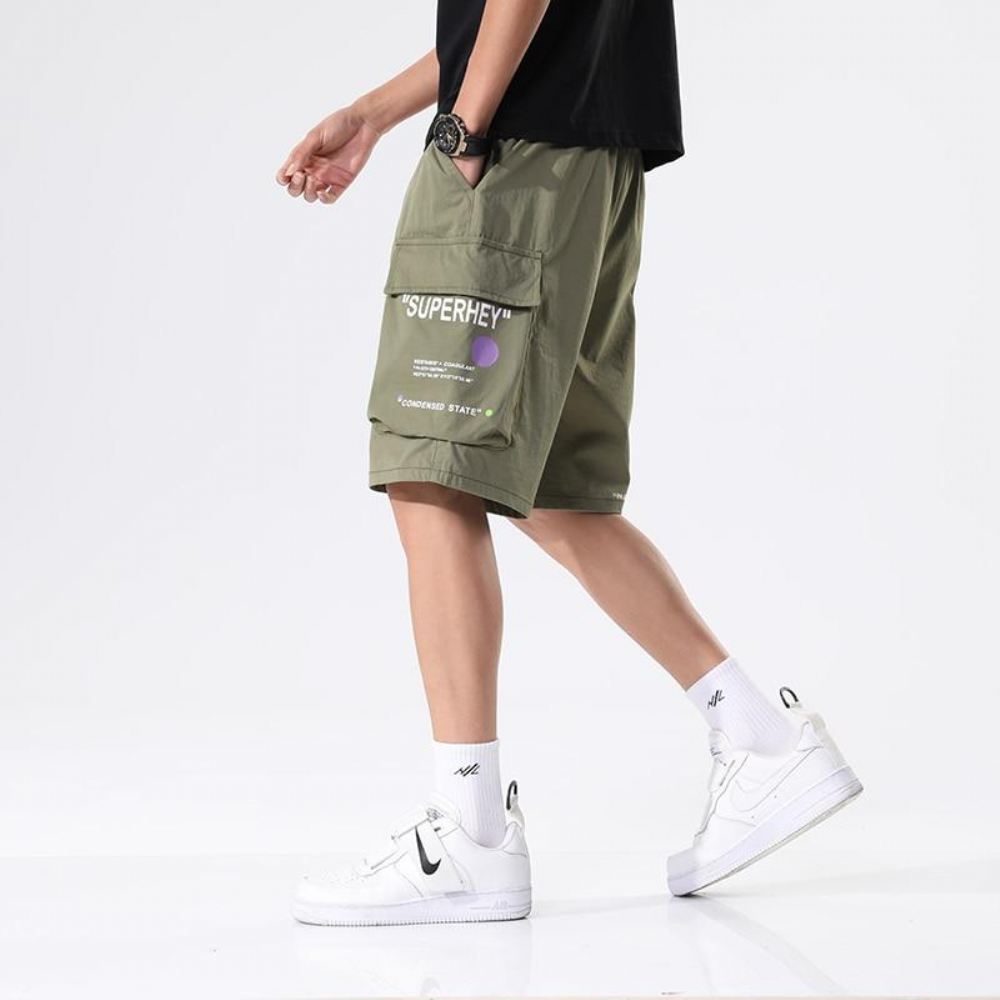 Streetwear Baggy Oddychające Szorty Plażowe