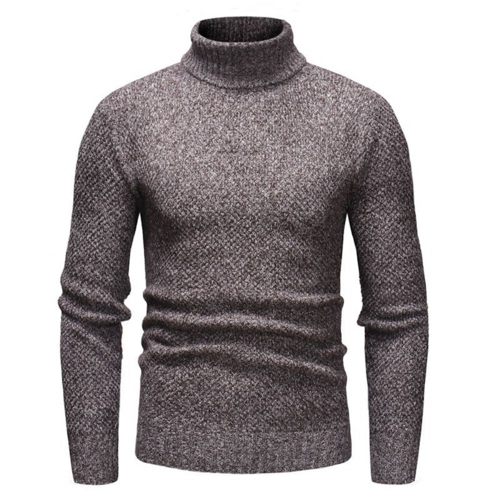 Sweter Z Golfem Knitt Hedging