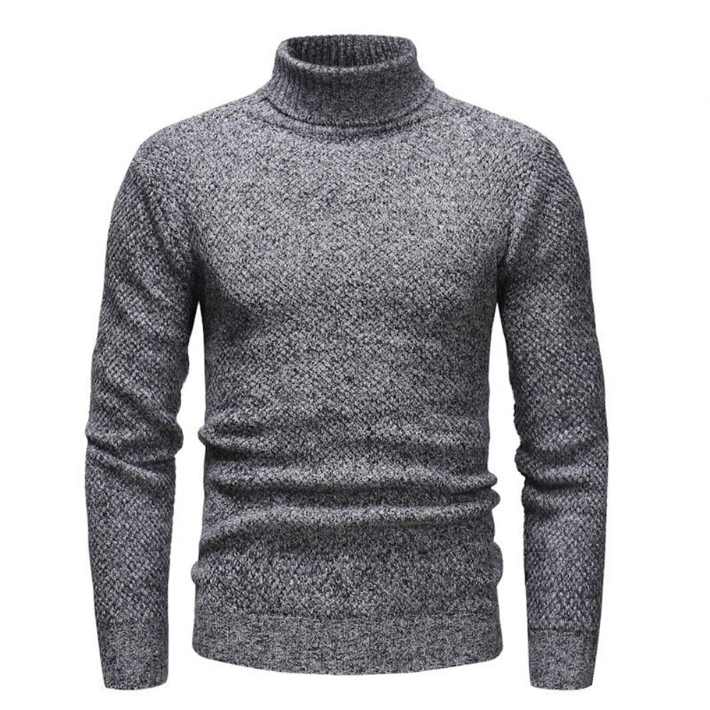 Sweter Z Golfem Knitt Hedging