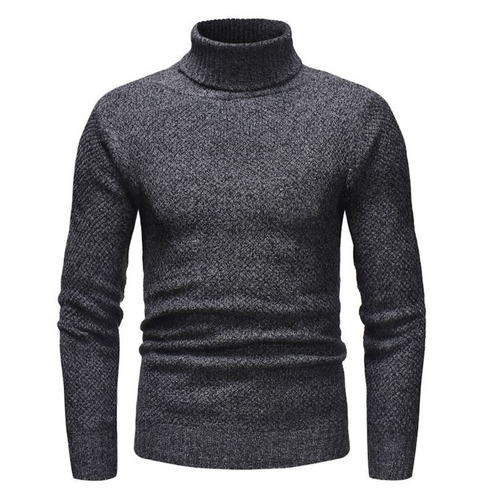 Sweter Z Golfem Knitt Hedging