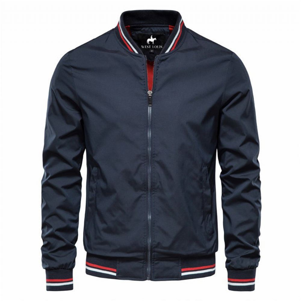 Kurtka Bomber Baseball Solid Color Business