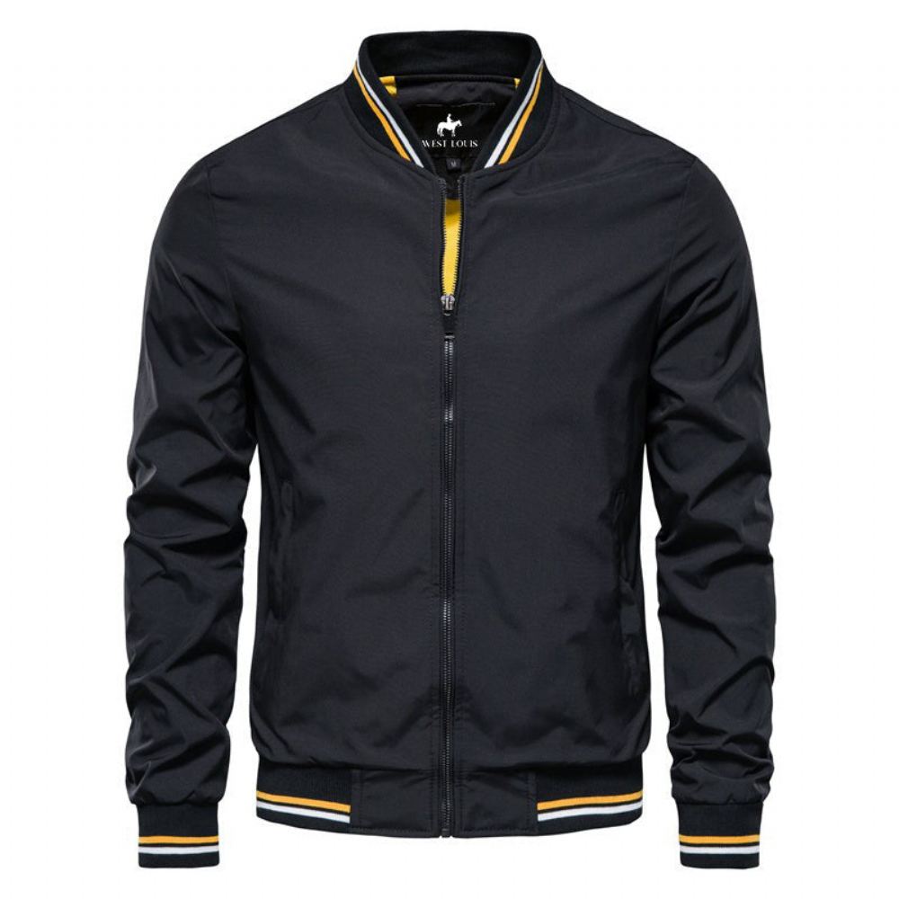 Kurtka Bomber Baseball Solid Color Business