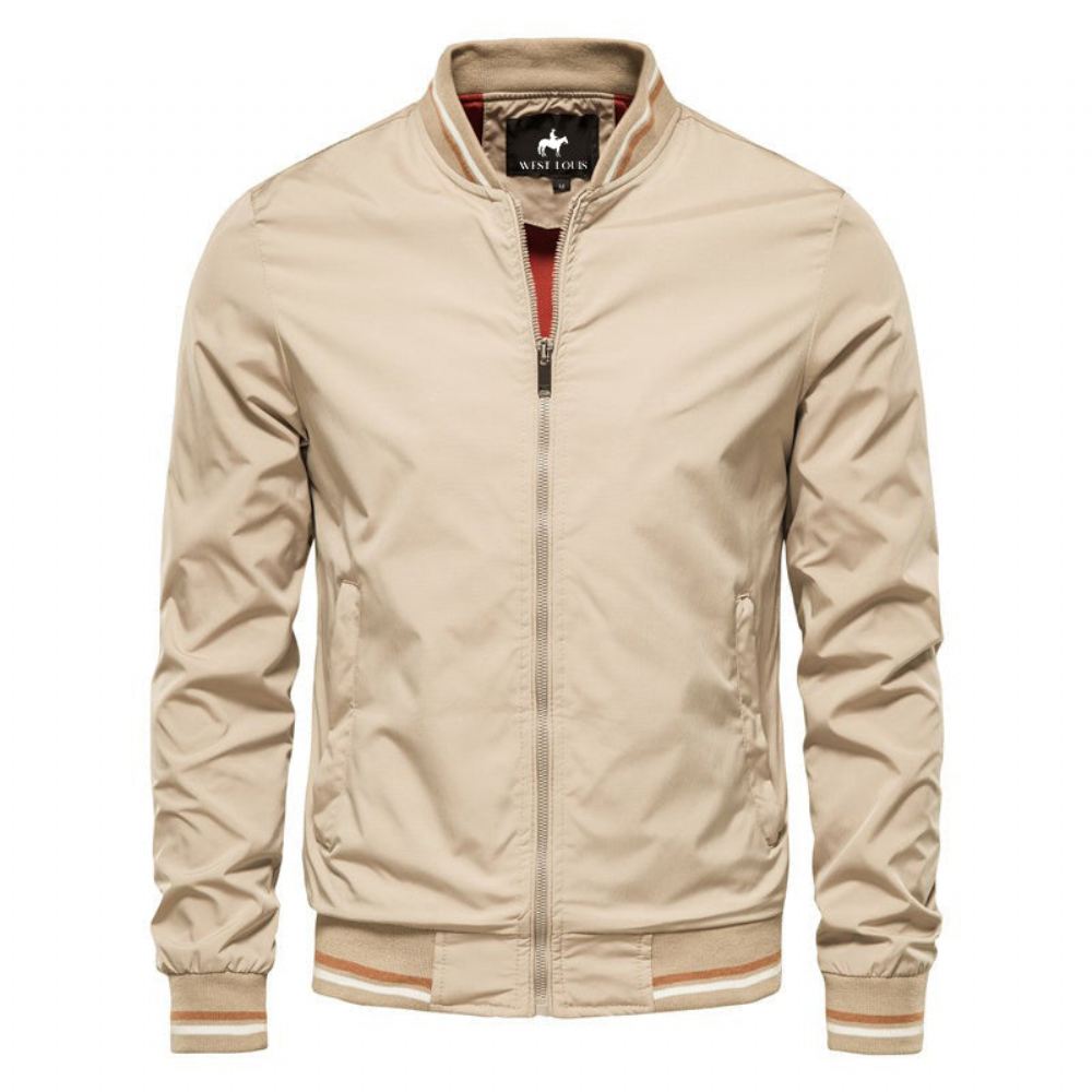 Kurtka Bomber Baseball Solid Color Business