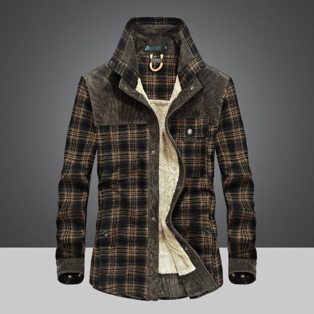 Plaid Cotton Admiral Jacket