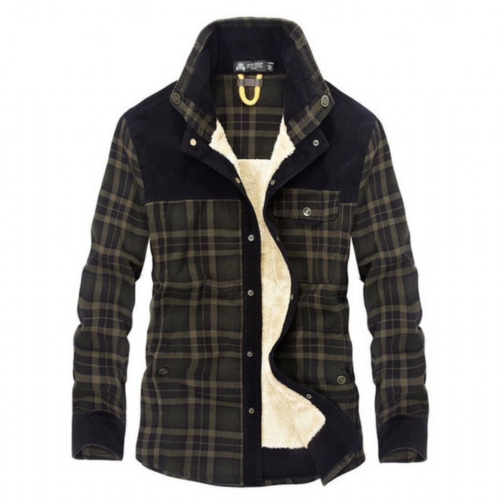 Plaid Cotton Admiral Jacket