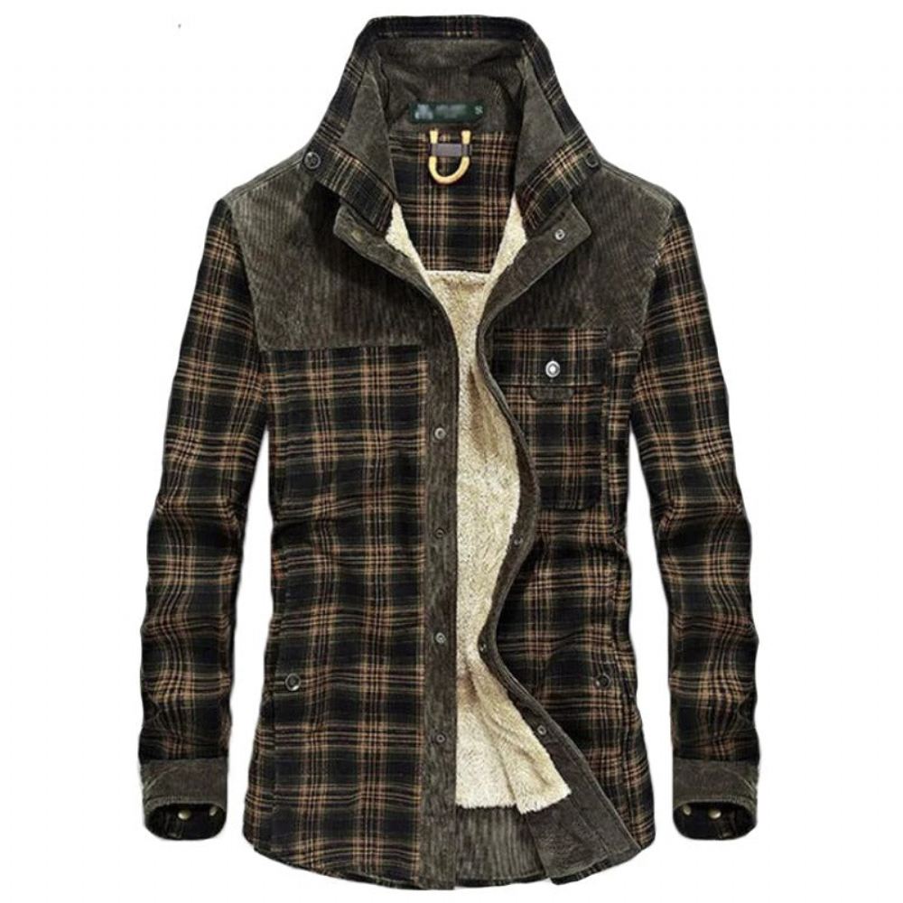 Plaid Cotton Admiral Jacket