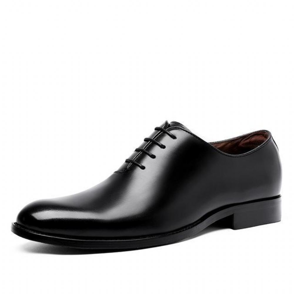 Formalne Biznesowe Sznurowane Minimalistyczne Buty Oxford