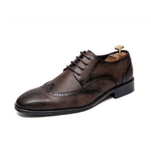 Męskie Buty Oxford W Stylu Retro Brogue