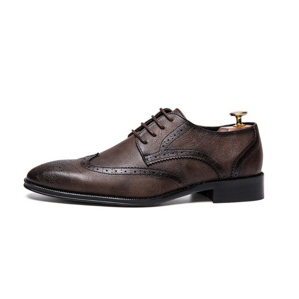 Męskie Buty Oxford W Stylu Retro Brogue