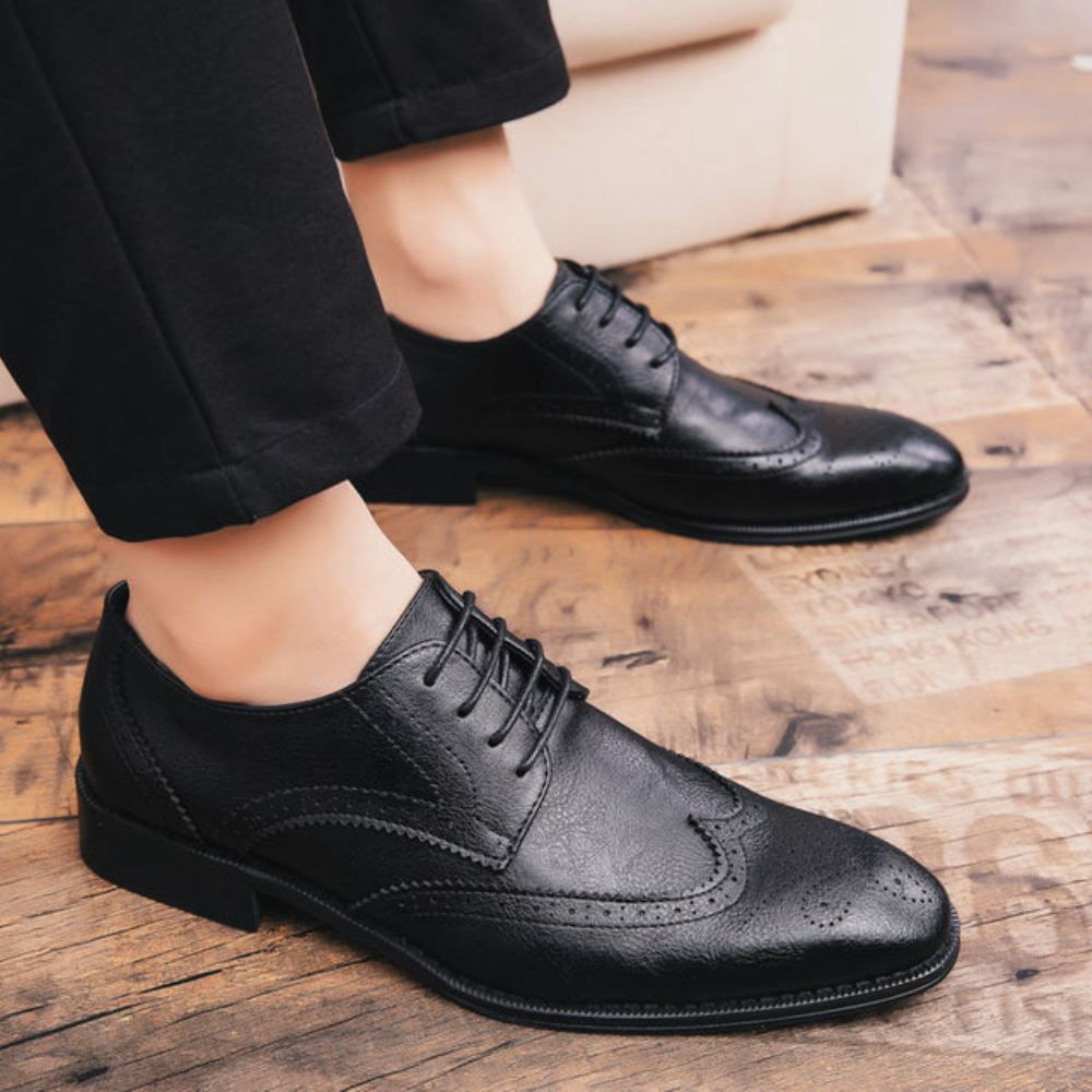 Męskie Buty Oxford W Stylu Retro Brogue