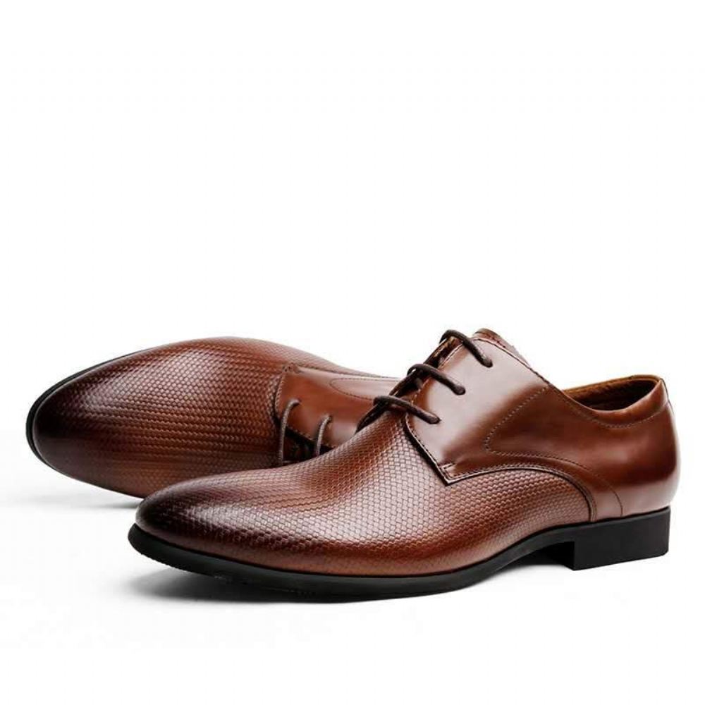 Oryginalne Skórzane Buty Do Biura Oxfords