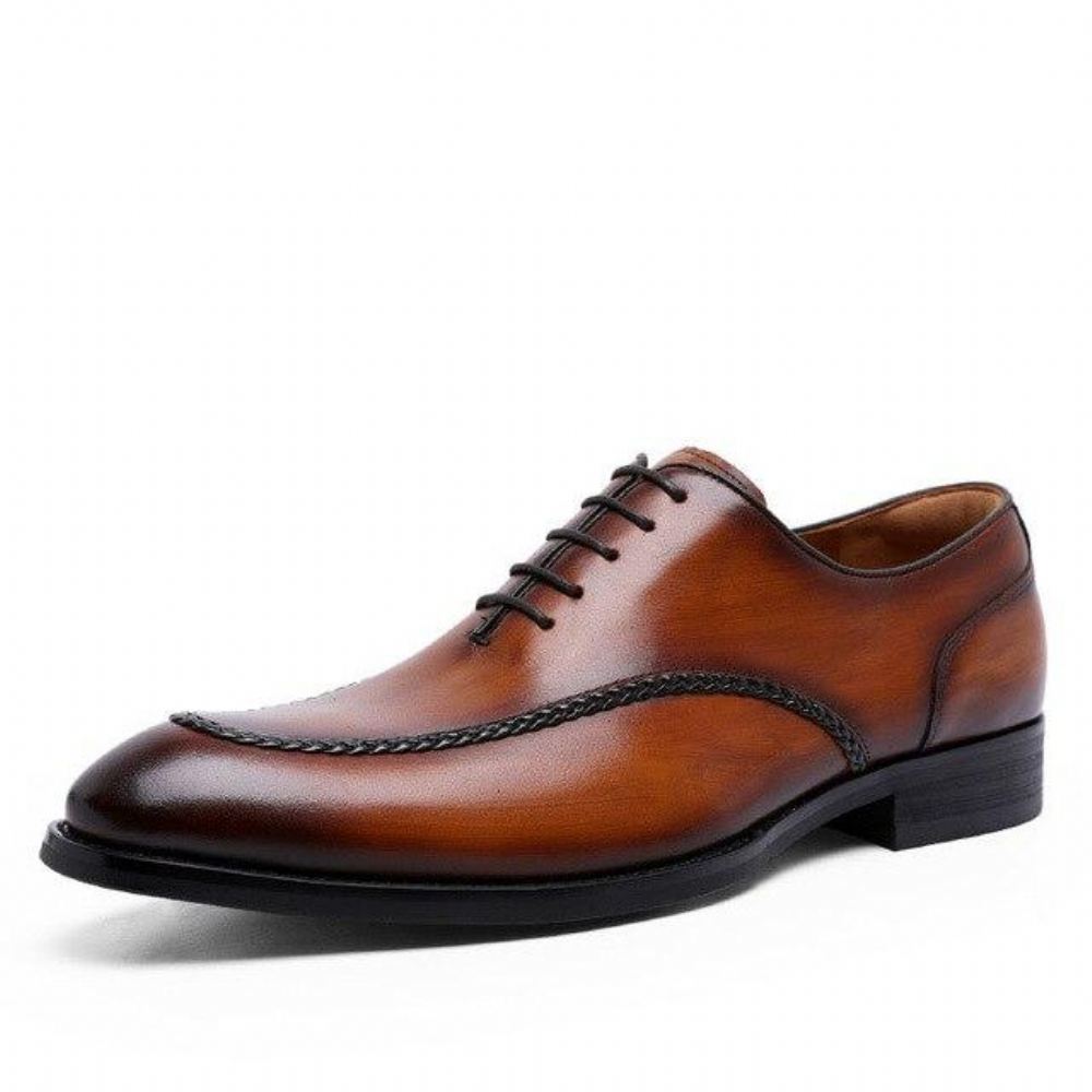 Półbuty Retro Gentleman Męskie Oxford