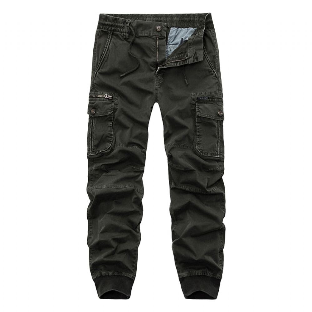 Spodnie Cargo Joggers Wojskowe Casual